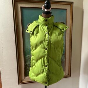 Women's Y2K Green Puffer Vest Size M